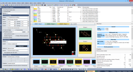 Diamond4 - 結晶構造、分子構造を可視化するソフトウェア
