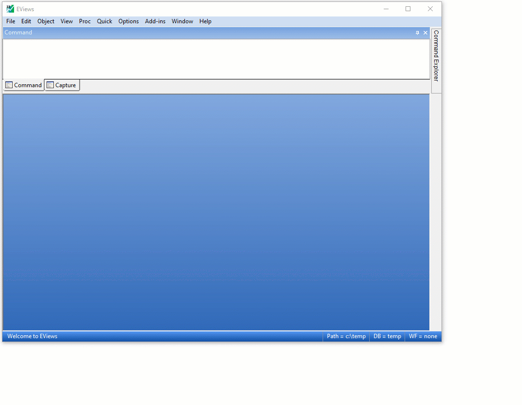 Command explorer