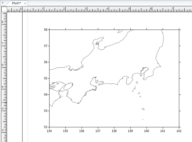 海岸線の地図