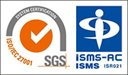 ISO27001(ISMS)認証ロゴ