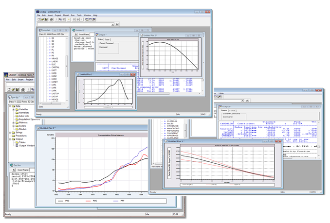 LIMDEP 11 画面2