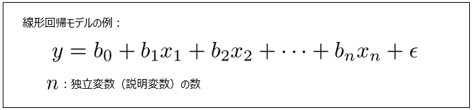 行数・列数・独立変数の数